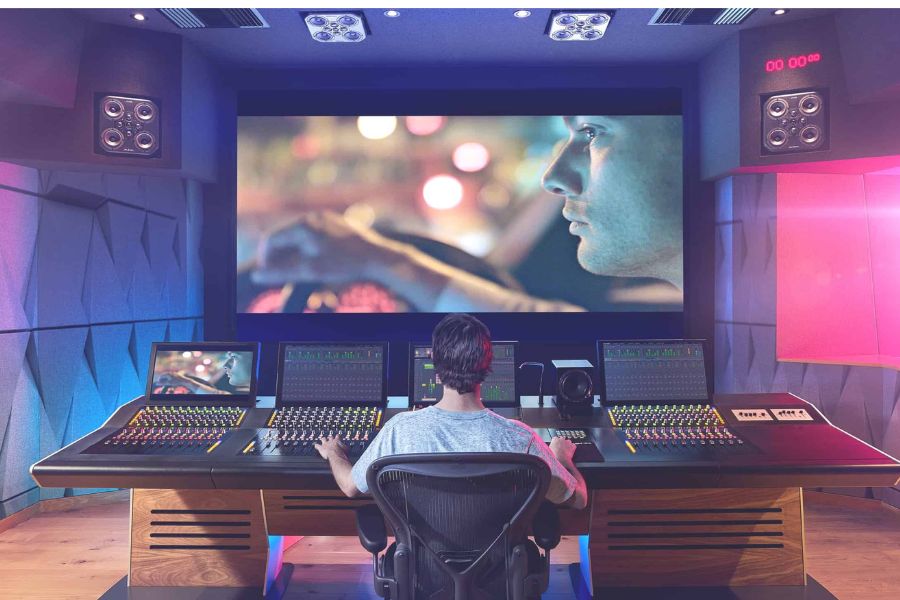 Video Editor while working on Adfilm